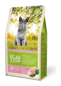 Sam's Field Tavuklu Kısırlaştırılmış Tahılsız Yetişkin Kedi Maması 2.5 kg