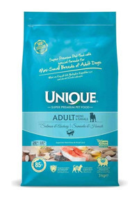 Unique Mini Adult Somonlu-Hamsili Küçük Irk Yetişkin Köpek Maması 3 kg