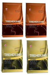 Trendline Kuzu Etli-Gurme Tahılsız Yetişkin Kedi Maması 4x1 kg