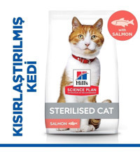 Hill's Science Plan Somonlu Kısırlaştırılmış Tahıllı Yetişkin Kedi Maması 15 kg