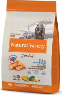Nature's Variety Selected Somonlu Yetişkin Köpek Maması 12 kg