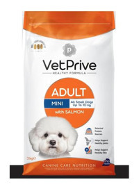 Vet Prive Mini Adult Somonlu Küçük Irk Köpek Maması 3 kg