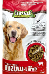 Jungle Kuzu Etli Yetişkin Köpek Maması 10 kg