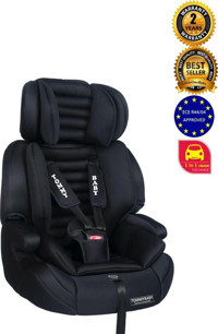 Tommybaby Isofixli 9-36 kg Yükseklik Ayarlı Emniyet Kemerli Oto Koltuğu Siyah