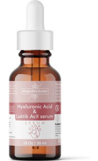Doğal Eczane Hyaluronic Acid ve Laktik Asit C Vitaminli Kolajenli Retinollü Canlandırıcı Kırışıklık Karşıtı Jel Yüz Serumu 30 ml