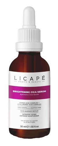 Licape Aydınlatıcı Cica Canlandırıcı Yaşlanma Karşıtı Kırışıklık Karşıtı Jel Yüz Serumu 30 ml