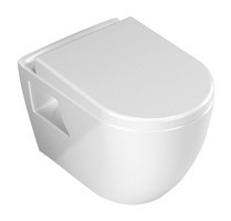 Turavit RND5508 Rondo 15 cm Seramik Kanallı Asma Klozet Beyaz