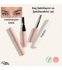 Ravenna Laminasyon Etkili Kahverengi Suya Dayanıklı Renkli Maskara Kaş Sabitleyici