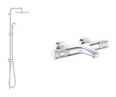 Grohe Tempesta Cosmopolitan Yağmurlama Sürgülü Mafsallı Duş Seti