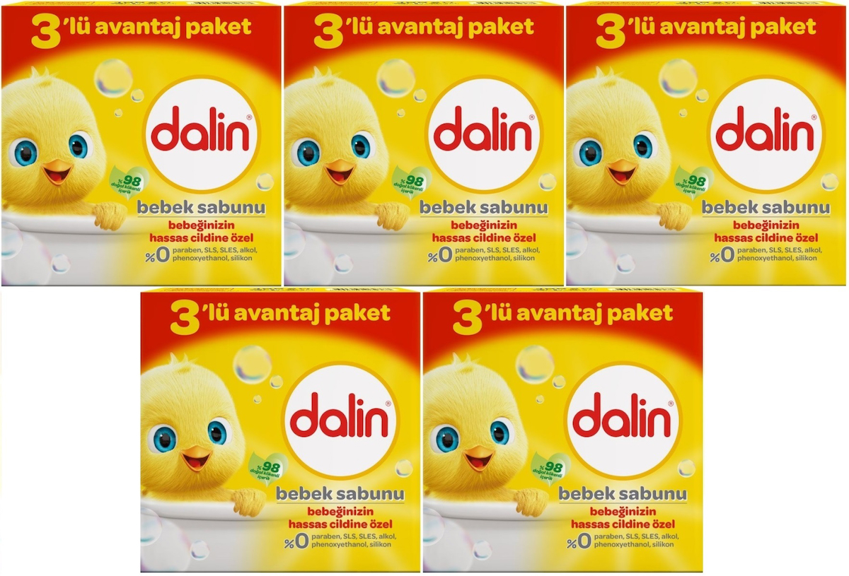Dalin Katı Bebek Sabunu 15x100 gr