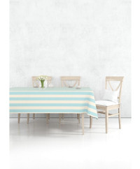 The Mia Polyester 150 x 230 cm Dikdörtgen Masa Örtüsü Mavi