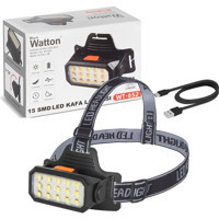 Watton WT-652 LED Şarjlı Kafa Fener