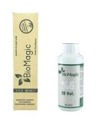 BioMagic Keratin & Argan Yağı Oksidanlı 6.55 Organik Amonyaksız Krem Saç Boyası 60 Ml