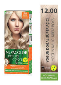 Nevacolor Natural Colors 12.00 Yoğun Doğal Krem Saç Boyası 50 Ml