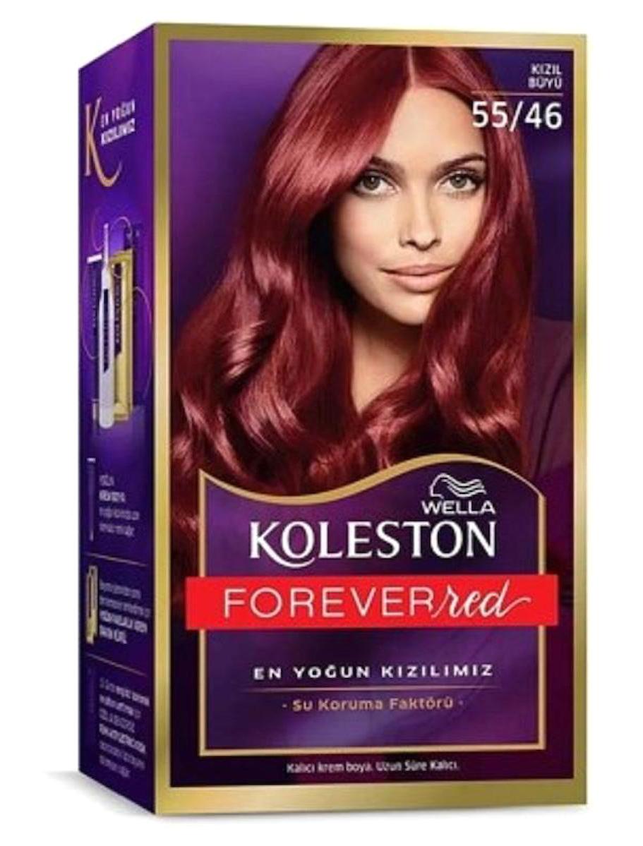 Wella Koleston Kit 55.46 Kızıl Büyü Krem Saç Boyası 50 Ml