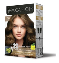 Sea Color 7.0 Kumral Vegan Krem Saç Boyası 50 ml