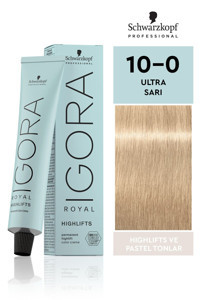 Schwarzkopf Igora Royal Highlifts 10.0 Ultra Sarı Krem Saç Boyası 60 ml