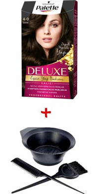 Schwarzkopf Palette Deluxe 4.0 Kahve Krem Boyama Seti Saç Boyası 50 ml