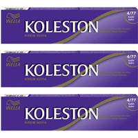 Wella Koleston 4.77 Kadife Kahve Krem Saç Boyası 3x50 Ml