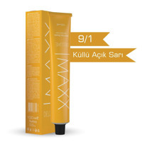 Maxx Deluxe 9.1 Küllü Açık Sarı Krem Saç Boyası 100 Ml