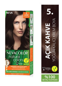Nevacolor Natural Colors 5. Kahve Krem Saç Boyası 50 Ml