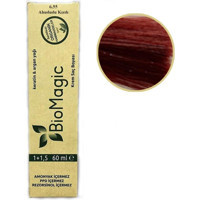 BioMagic Keratin & Argan Yağı 6.55 Ahududu Kızılı Organik Amonyaksız Krem Saç Boyası 60 Ml