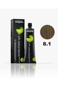 L'oréal Paris İnoa 8.1 Koyu Sarı Küllü Krem Saç Boyası 60 Gr