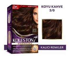Wella Koleston Supreme 30 Koyu Kahve Krem Saç Boyası 50 Ml