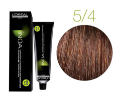 L'oréal Paris İnoa 5.4 Açık Kahve Bakır Krem Saç Boyası 60 Ml