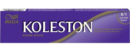 Wella Koleston 8.1 Açık Küllü Kumral Krem Saç Boyası 60 Ml