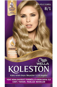 Wella Koleston Set 8.1 Açık Küllü Kumral Krem Saç Boyası 50 ml