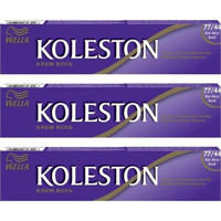 Wella Koleston 77.44 Ateş Kızılı Krem Saç Boyası 3x50 Ml