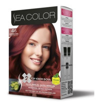 Sea Color 4.6 Kestane Kızılı Vegan Krem Saç Boyası 50 ml