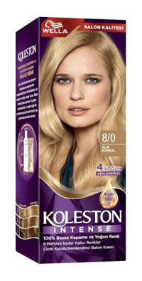 Wella Koleston Set 8.0 Açık Kumral Krem Saç Boyası 50 Ml