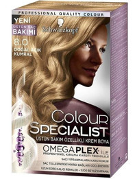 Schwarzkopf Colour Specialist 8.0 Doğal Açık Kumral Krem Saç Boyası 50 ml