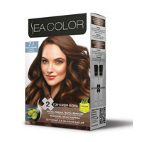 Sea Color 45480 Koyu Karamel Vegan Krem Saç Boyası 50 ml