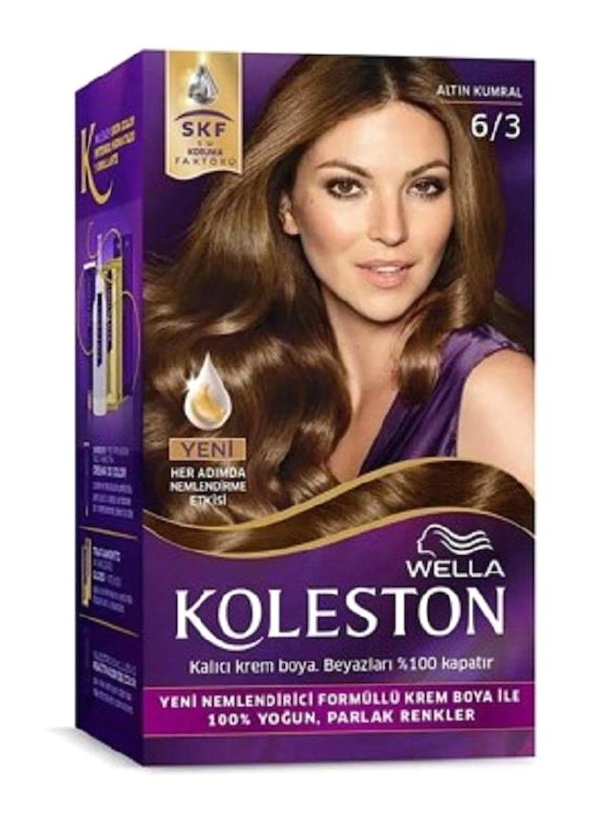 Wella Koleston Set 6.3 Altın Kumral Krem Saç Boyası 50 ml