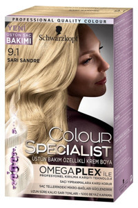 Schwarzkopf Color Specialist 9.1 Sarı Sandre Krem Saç Boyası 60 ml