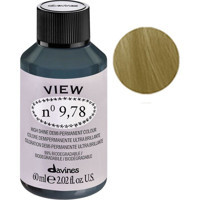 Davines View 9.78 Bej Yeşil Çok Açık Kumral Jel Saç Boyası 60 ml