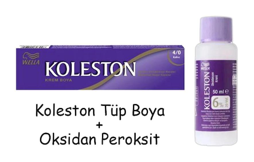 Wella Koleston Oksidan 4.0 Kahve Krem Saç Boyası 50 Ml