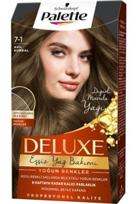 Schwarzkopf Palette Deluxe 7.1 Açık Kumral Krem Saç Boyası 50 ml