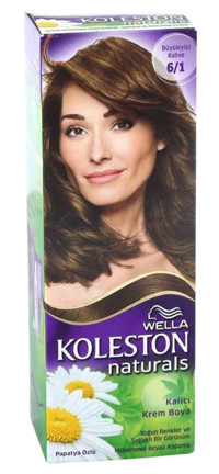 Wella Koleston Naturals 6.1 Kahverengi Krem Saç Boyası 50 Ml