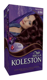 Wella Koleston 3.66 Patlıcan Moru Krem Saç Boyası 60 Ml