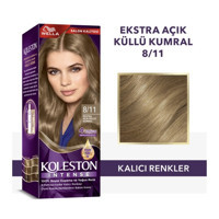 Wella Koleston Naturals 8.11 Ekstra Açık Küllü Kumral Krem Saç Boyası 50 Ml