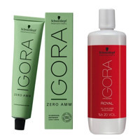 Schwarzkopf Igora Royal Zero Amm Maxi Oksidan 5.0 Krem Saç Boyası 60 ml