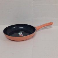Gülsan Ceraflon Plastik Saplı Seramik 24 cm Düz Tava Turuncu