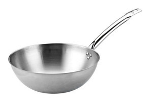 Altınbaşak 190S Çelik 28 cm Wok Tava Gri