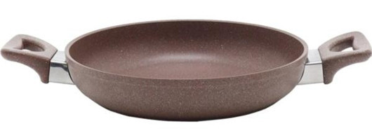 Safinox Plastik Saplı Alüminyum 22 cm Sahan Tava Kahverengi