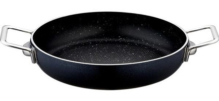 Zest Gusto 100236 Metal Saplı Döküm 20 cm Sahan Tava Siyah