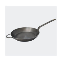 De Buyer Mineral 561020 Çelik Saplı 20 cm Kızartma Tava Siyah